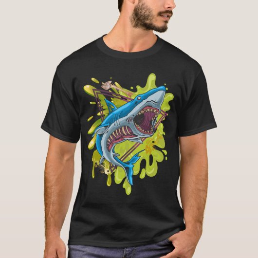 Zombie Shark T-shirt (Voorkant)