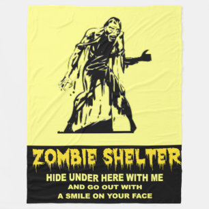 ZOMBIE SHELTER FLEECE DEKEN