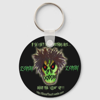 zombie shutup sleutelhanger