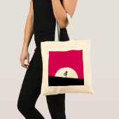 Zombie Silhouette met Full Moon Tote Bag (Voorkant (product))