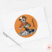 Zombie Skater nom personnalisé et autocollants cou (Enveloppe)