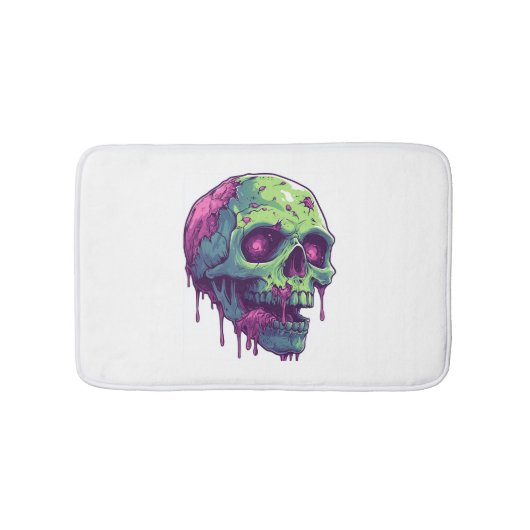 Zombie Skull Apocalypse Badmat (Voorkant)