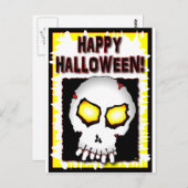 Zombie Skull Cards Briefkaart (Voorkant / Achterkant)
