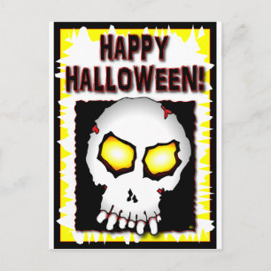 Zombie Skull Cards Briefkaart