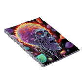 Zombie Skull Creature Sci-fi Horror Art Notitieboek (Rechterzijde)