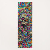 Zombie Skull Pattern Yogamat (Voorkant)