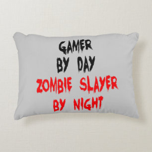 Zombie Slayer Gamer Decoratief Kussen