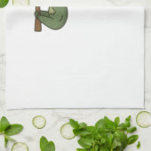 Zombie Sloth Classic T-Shirt Theedoek (Gevouwen)