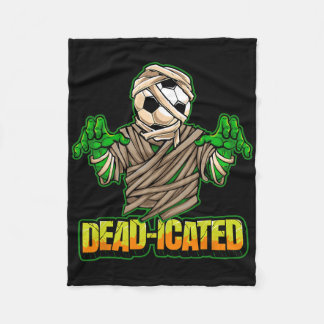 Zombie Soccer Player Scary Soccer Halloween  Fleece Deken