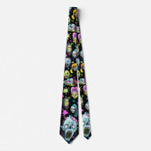 Zombie Splat Faces Stropdas (Voorkant)