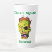 Zombie Squad Deporter Latte Mug (Devant)