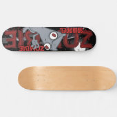 Zombie Squirrel Foamy Skateboard (Horizontaal)