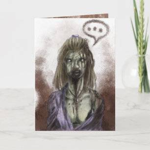 Zombie Sweetheart Kaart