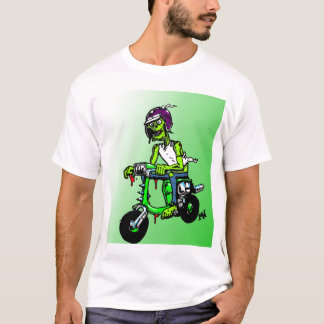 Zombie-T-shirt scooteren T-shirt