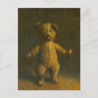 Zombie Teddy Bear Briefkaart