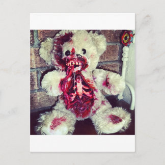 zombie teddy beer briefkaart