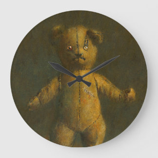 Zombie Teddy Clock Grote Klok