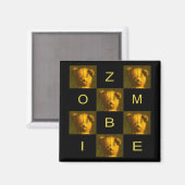 Zombie Teddy Fridge Magnet Magneet (Voorkant / Achterkant)