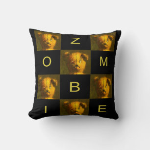 Zombie Teddy Throw Cushion Kussen