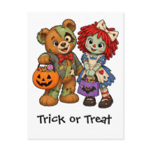 Zombie Teddybeer & Raggedy Ann gaan langs voor 'tr