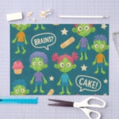 Zombie Tissue Paper Birthday Wrap Tissuepapier (Craft)