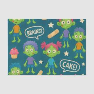 Zombie Tissue Paper Verjaardagsverpakking Tissuepapier