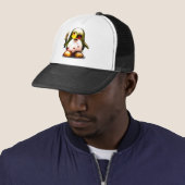 Zombie Tux (Linux Tux) Trucker Pet (In situ)
