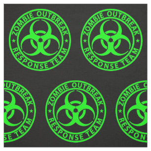 Zombie-uitbraakreactieteam Neon Groen Stof