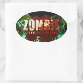 Zombie uitroeiing Sticker (Tas)