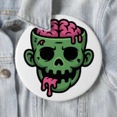 Zombie Undead Ronde Button 6,0 Cm (In situ)