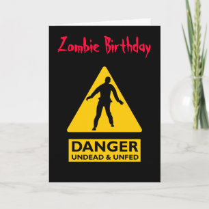 Zombie Undead & Unfed Kaart