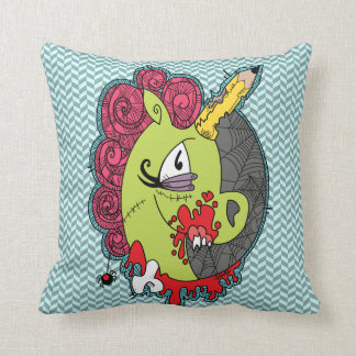 Zombie Unicorn Pillow Kussen
