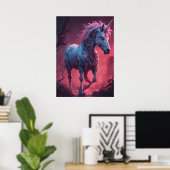 Zombie Unicorn Poster (Thuiskantoor)
