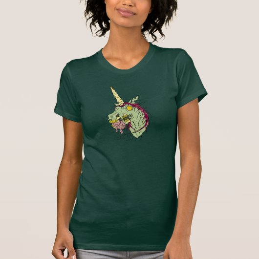 Zombie Unicorn T Shirt (Voorkant)