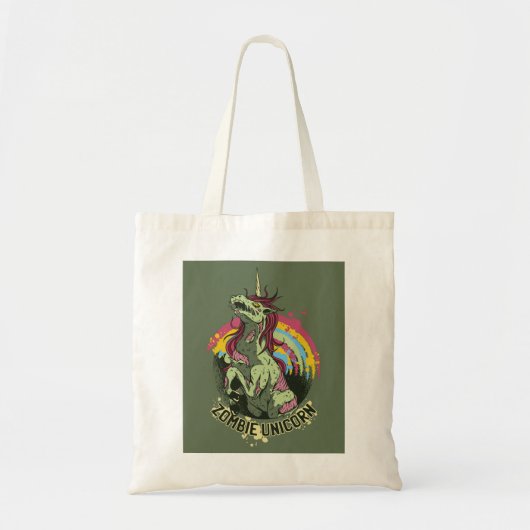 Zombie unicorn tote bag (Voorkant)
