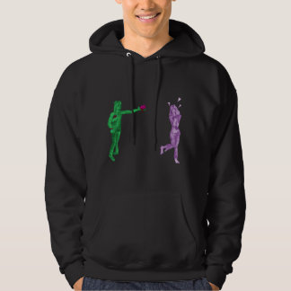 Zombie-Valentijnsdag Hoodie