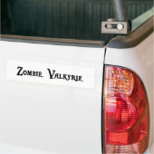Zombie Valkyrie Bumpersticker (Op Truck)
