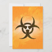 Zombie Verjaardag Halloween Kinder Party Kaart (Achterkant)