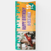 Zombie Verjaardag Halloween Kinder Party Spandoek (Verticaal)