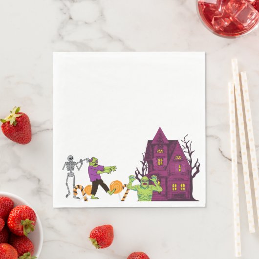 Zombie Verjaardag Kinder Feest Servet (Insitu)