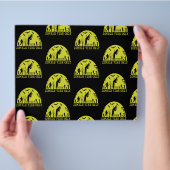 Zombie Vibes only Scrapbook paper Flyer (Hand)