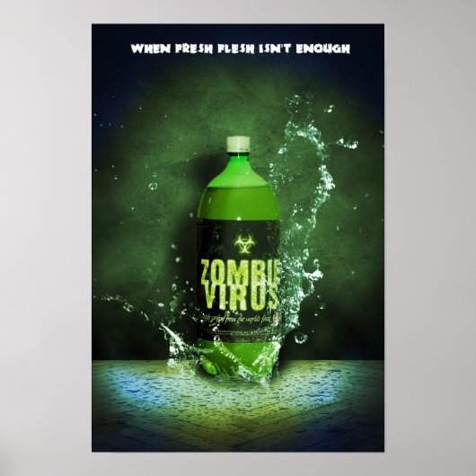 Zombie Virus Poster (Voorkant)