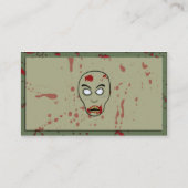 Zombie-Visitekaartjes Visitekaartje (Achterkant)