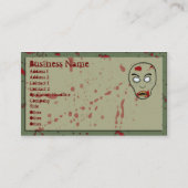 Zombie-Visitekaartjes Visitekaartje (Voorkant)