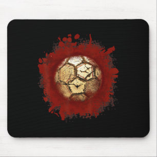 Zombie Voetbal Bloed Grappig Eng Speler Halloween Muismat