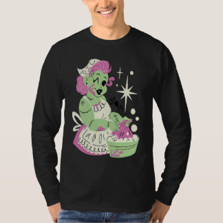 Zombie Vrouw Moeder Schoon Halloween T-shirt