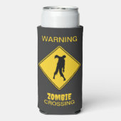 Zombie Waarschuwing Halloween (Seltzer Achterkant)