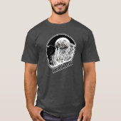 Zombie Walrus BW T-shirt (Voorkant)