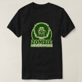 ZOMBIE We willen je hersenen Ver.3 groen en geel T-shirt