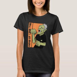 Zombie werd dit Halloween wakker T-shirt